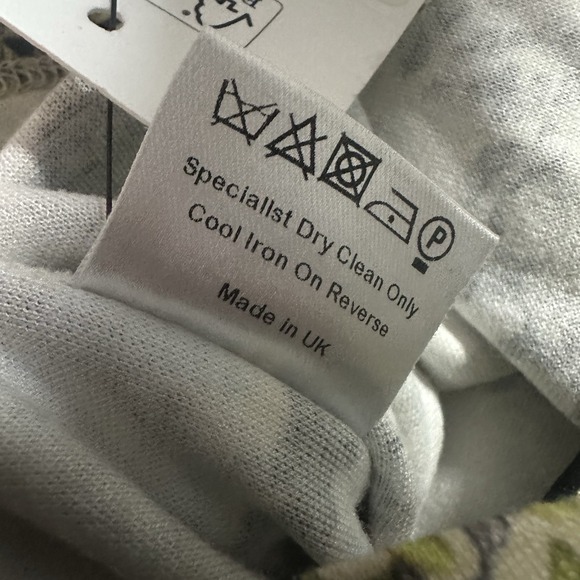 Mary Katrantzou Floral Dress Women's Size Medium Open Back - Picture 9 of 9